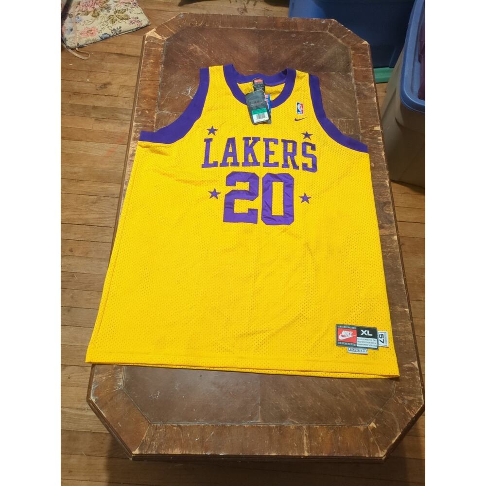 Vintage Nike NBA Los Angeles Lakers Gary Payton #20 Jersey Size XL